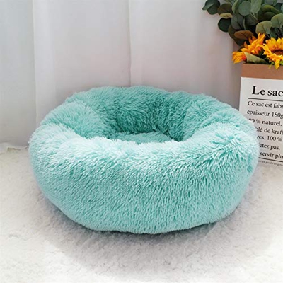 LUCHUII Caseta de Perro, Suave cojín del sofá Cama MatsPet Perro de la Perrera Casa Felpa Larga Caliente de Lana Redondo del Perro de Invierno admiten