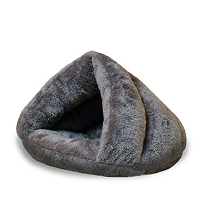 LUCHUII Caseta de Perro, Cama del Animal doméstico for Gatos Perros Cave House Saco de Dormir Mat Suave de la Perrera Nido Cama Pad Carpa de Invierno