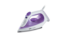 Braun Hogar TexStyle 1 Plancha de Vapor con Suela con Revestimiento SuperCeramic, Calentamiento Rápido, Modo Eco, Rellenado Fácil 220ml, 2000W, SI 108 precio