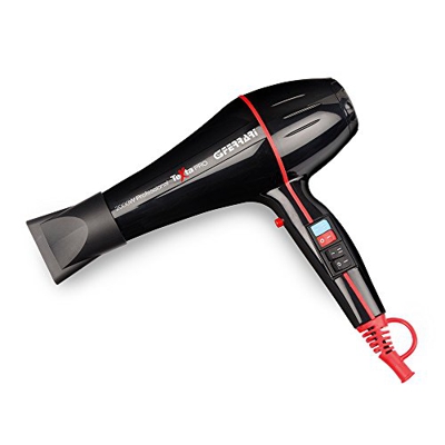 G3 Ferrari G3000300 Secador de Pelo Professional, Ionic Function, 2000 Watt, Negro/Rojo