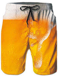 Loveternal Bañador Hombre Playa Hawaiano Deportivos Verano Pantalones Cortos 3D Secado Rápido Cerveza Bañador Hombre L en oferta