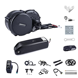 Bafang BBS01B 36V 250W Mediados de Motor Juego de conversión de Bicicletas Bicicleta eléctrica, Opcional 7,8/10/15,6/19,2/21/22,5Ah, Batería Trasera d precio
