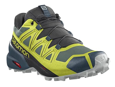 SALOMON Shoes Speedcross 5, Zapatillas de Running Hombre, Duck Green/Black/Evening Primrose, 45 1/3 EU