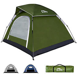 Tienda de campaña prémium Pop Up para 2-3 personas, resistente al agua, resistente al viento, color verde oliva características