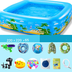 Yxx max .1 Piscina Inflable Piscina Redonda Piscina Inflable para niños Inicio Piscina para Adultos para niños (Color : B) características
