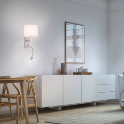 Paul Neuhaus Robin aplique brazo de lectura blanco en oferta