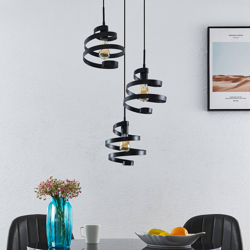 Lindby Colten lámpara colgante, 3 luces, negro precio