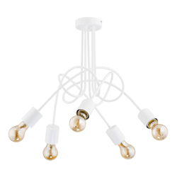 Plafón Tarnow 5 luces, blanco características
