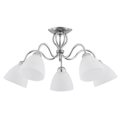 Plafón Ariella, 5 luces características