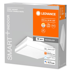 LEDVANCE SMART+ WiFi Orbis Magnet blanco, 30x30cm en oferta