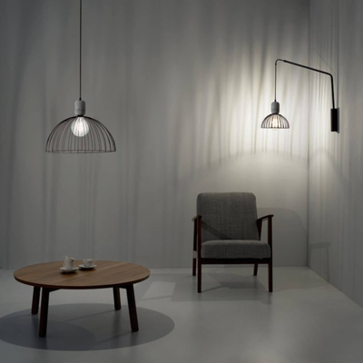 LEDS-C4 Contrast colgante Ø 247 cemento/oro