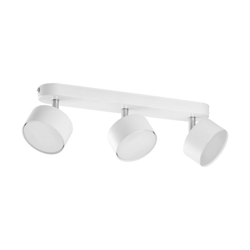 Foco de techo Clark, 3 luces, blanco en oferta