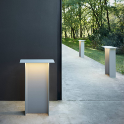 Luceplan Fienile bolardo LED 72 cm gris claro precio