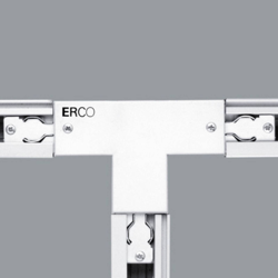 ERCO conector trifásico en T derecho blanco precio