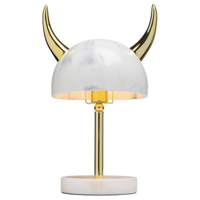 KARE Horn lámpara de mesa oro, blanco