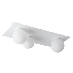 Plafón Firn, angular, 3 luces, blanco precio