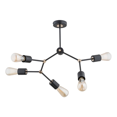Plafón Glotter, 5 luces