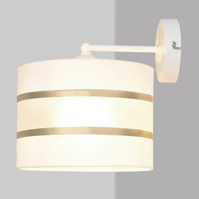 Aplique Helen brazo pantalla textil blanco-oro