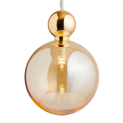 EBB & FLOW Uva L colgante, bola oro, oro-humo características
