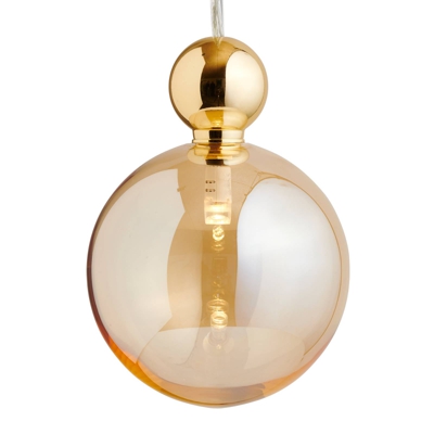 EBB & FLOW Uva L colgante, bola oro, oro-humo