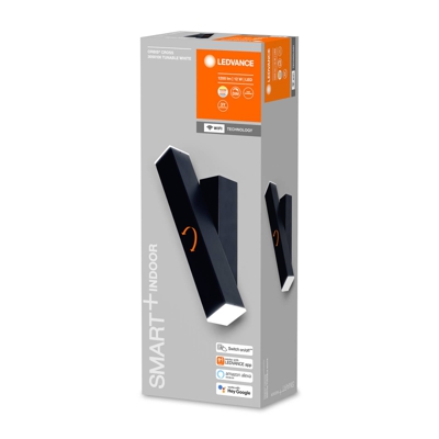 LEDVANCE SMART+ WiFi Orbis Wall Cross, negro