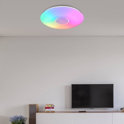 Plafón LED Sully RGBW control remoto blanco