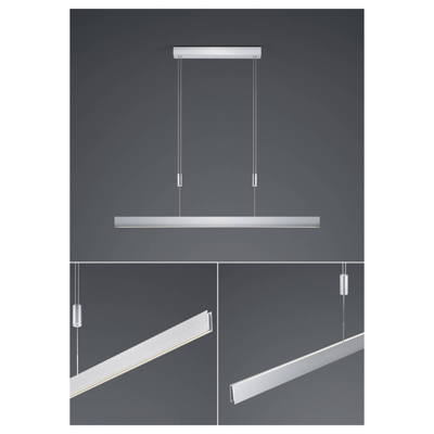 B-Leuchten Delta colgante LED 100cm aluminio