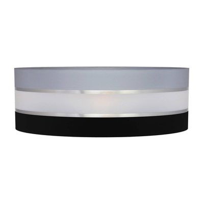 Plafón Helen tejido gris-negro-plata