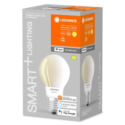 LEDVANCE SMART+WiFi filamento Classic E27 11W 827