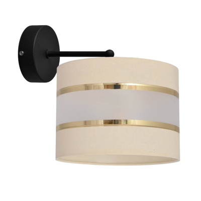 Aplique Helen brazo pantalla textil crudo-oro