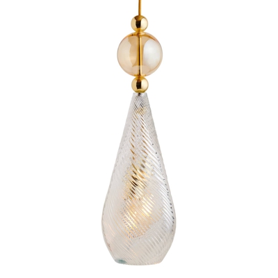 EBB & FLOW Smykke L oro cristal swirl oro-humo