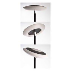 De pie LED Bermuda cabeza inclinable gris negro características