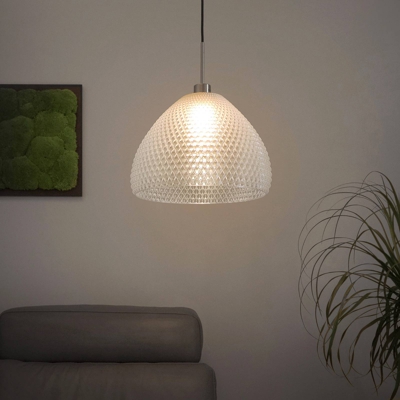 Colgante Diamant Bowl bioplástico, cristalino