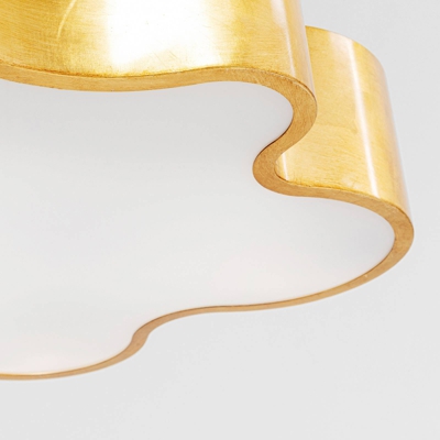 KARE Cloud lámpara colgante en forma de nube, oro
