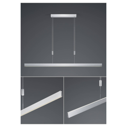 B-Leuchten Delta colgante LED 130cm aluminio características