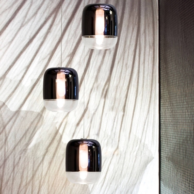 Prandina Gong mini S1 lámpara colgante negro