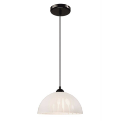Lámpara colgante Fibi de vidrio, cubiertos, blanco en oferta