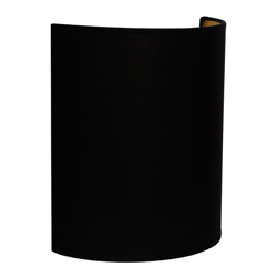 Aplique Roller, negro/oro características