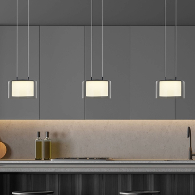 BANKAMP Grace colgante LED 3 luces antracita