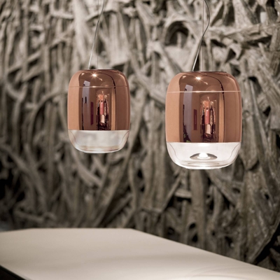 Prandina Gong S3 lámpara colgante cobre metalizado