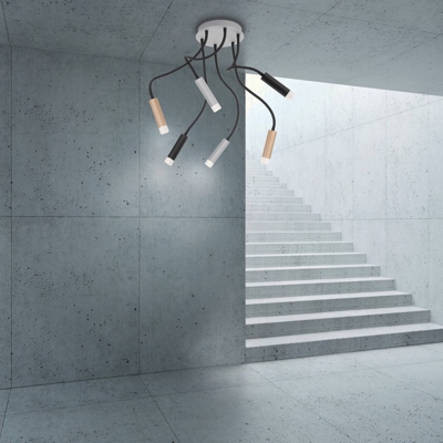 Paul Neuhaus Pure-Gemin plafón LED 6 plafón mix