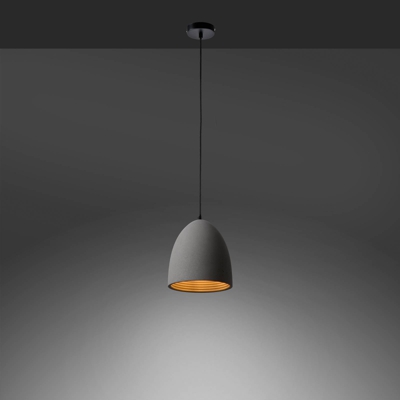 Paul Neuhaus Eton colgante hormigón redonda 1 luz