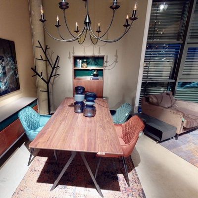 KARE Morticia 2 lámpara de araña en negro 12 luces