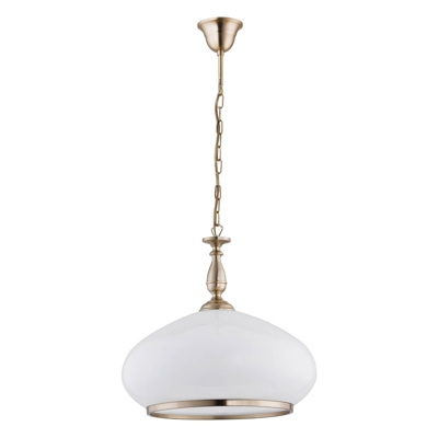 Lámpara colgante Parsau en oro