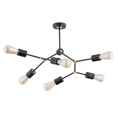 Plafón Glotter, 6 luces