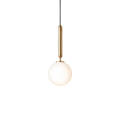 Nuura Miira 1 lámpara colgante 1 luz latón/blanco en oferta
