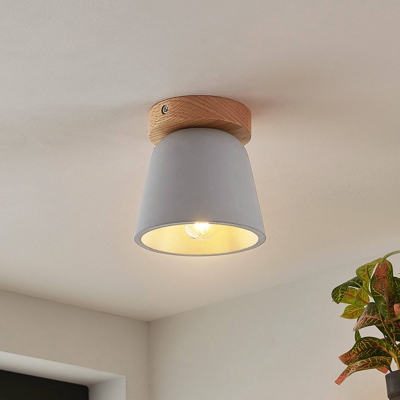 Lucande Otavis plafón de hormigón, 1 luz