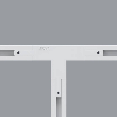 ERCO conector en T para rieles Minirail, blanco
