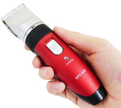 MAQUINILLA DE AFEITAR PROFESIONAL SURKER RFC-508 CON CABLE O PILAS, PARA CABEZA Y BARBA CABEZA DE CORTE DE CERÁMICA CON 4 CABAZALE en oferta