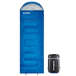 FUNDANGO Saco de Dormir para Adultos niños Momia Rectangular Compacto Impermeable estación de Clima Fresco Ligero portátil para Camping mochilero Send precio
